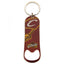 Cleveland Cavaliers Bottle Opener Keychain LKT Sport Metal rectangular keyring with split ring Claret enamel finish featuring club crest design Features a bottle opener function Metal alloy with silver style finish Official licensed product Approx 9cm x 3