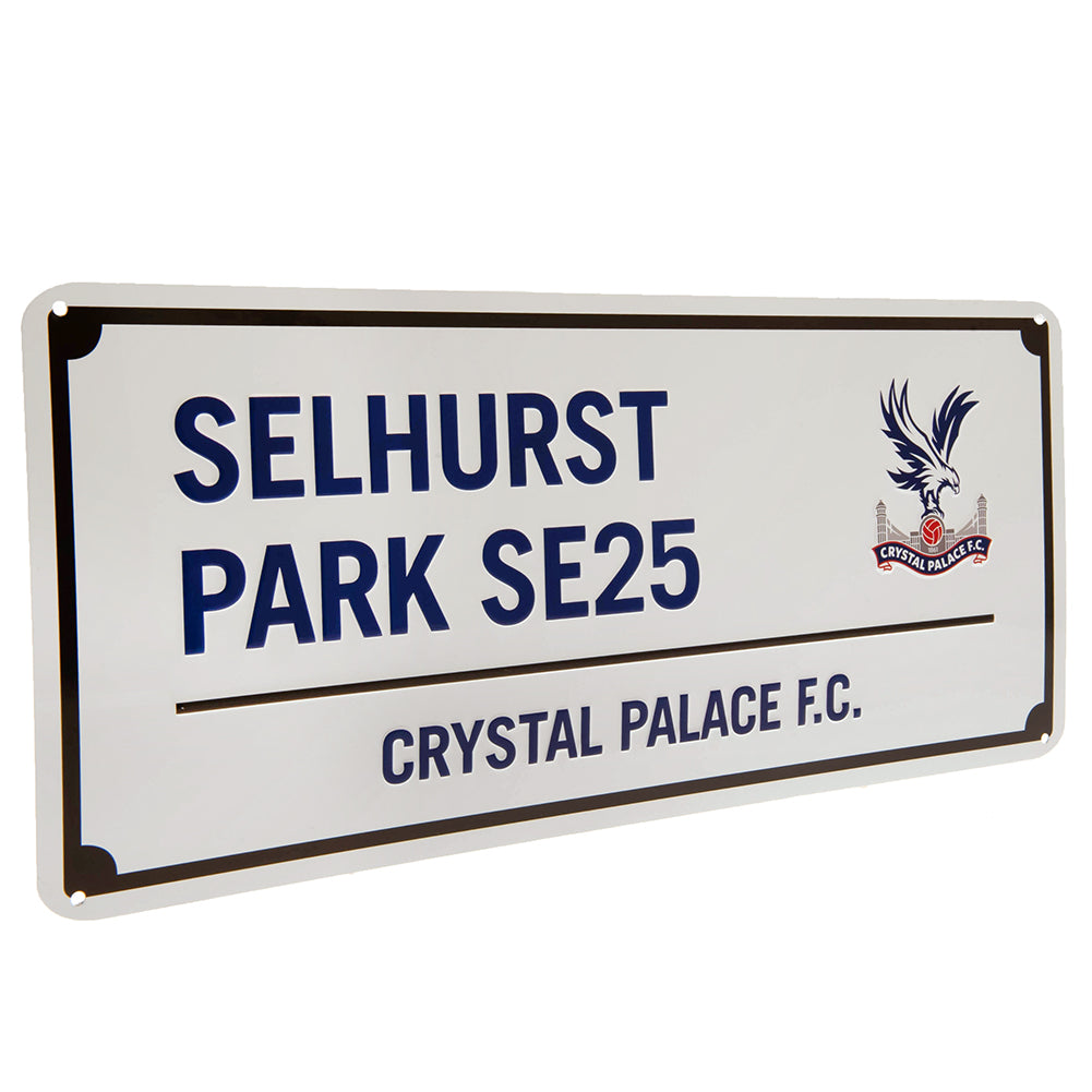 Crystal Palace FC Blue Text Street Sign LKT Sport Football>Premier League>Crystal Palace FC Novelty Signs
