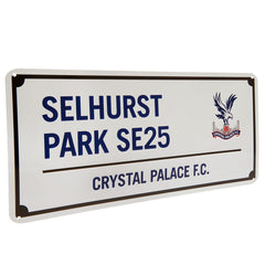 Crystal Palace FC Blue Text Street Sign LKT Sport Football>Premier League>Crystal Palace FC Novelty Signs