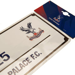 Crystal Palace FC Blue Text Street Sign LKT Sport Football>Premier League>Crystal Palace FC Novelty Signs