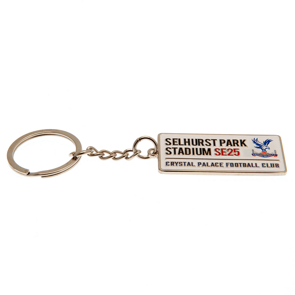 Crystal Palace FC Embossed Street Sign Keyring LKT Sport Football>Premier League>Crystal Palace FC