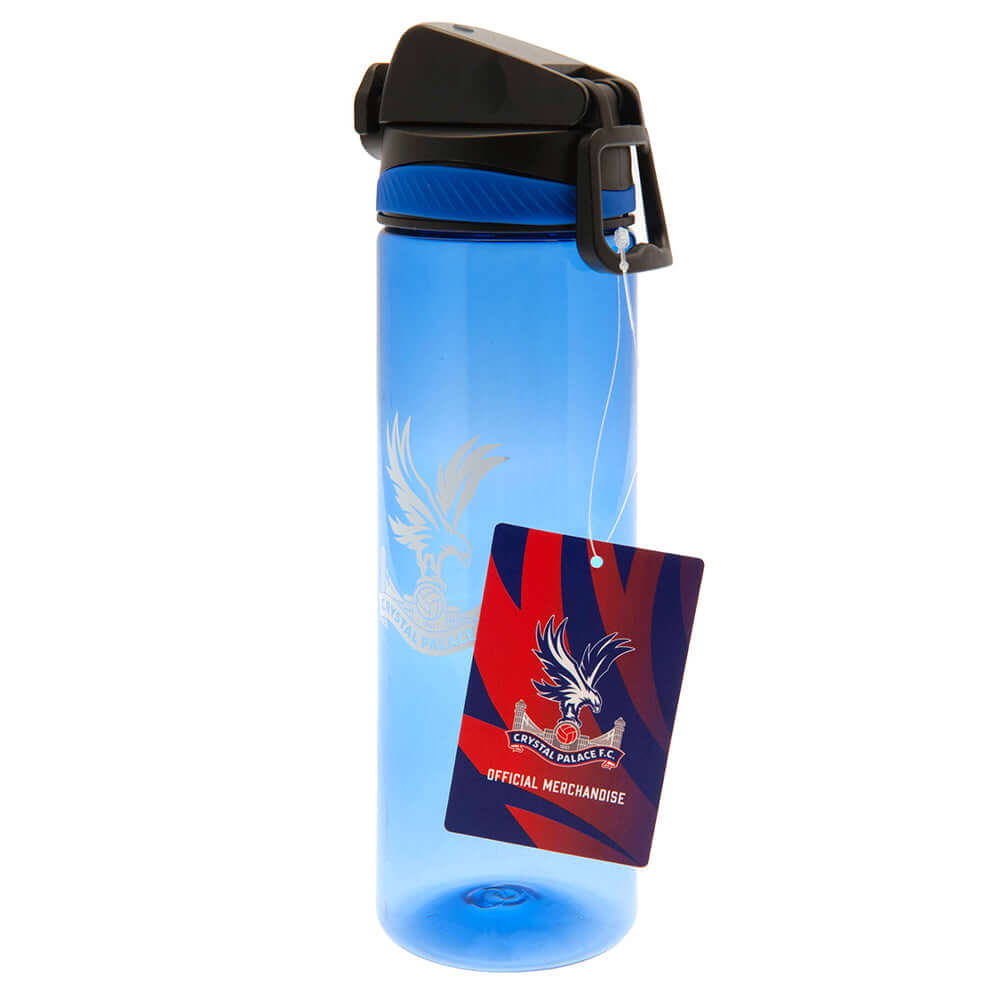 Crystal Palace FC Prohydrate Bottle LKT Sport Lightweight and durable royal blue drinks bottleBlue bottle with a black lid, includes a Palace logo on the front in whiteWith a screw top lid and a closable drinking spoutOfficial licensed productApprox 750ml