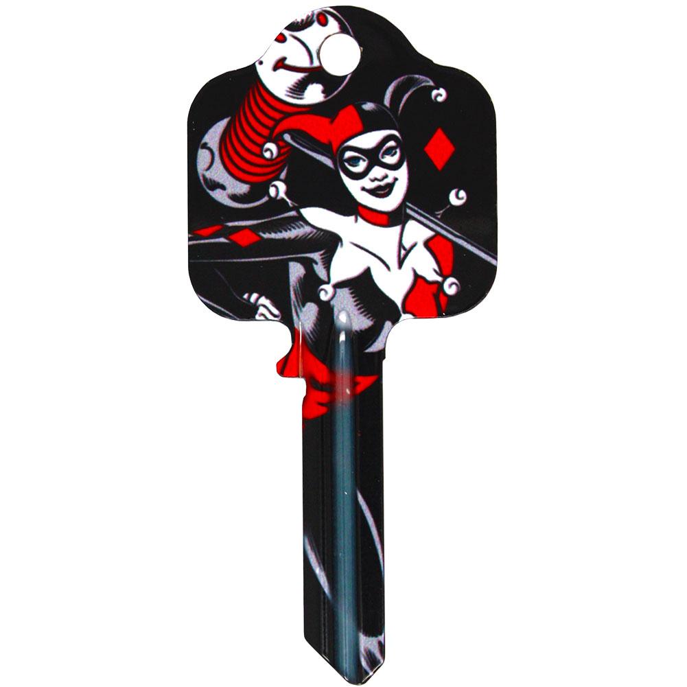 DC Comics Door Key Harley Quinn LKT Sport Entertainment>Movies>DC Key Blanks
