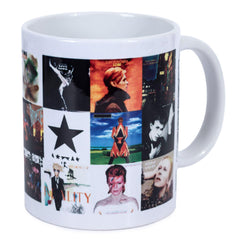 David Bowie Album Collage Mug LKT Sport Entertainment>Music>David Bowie Mugs