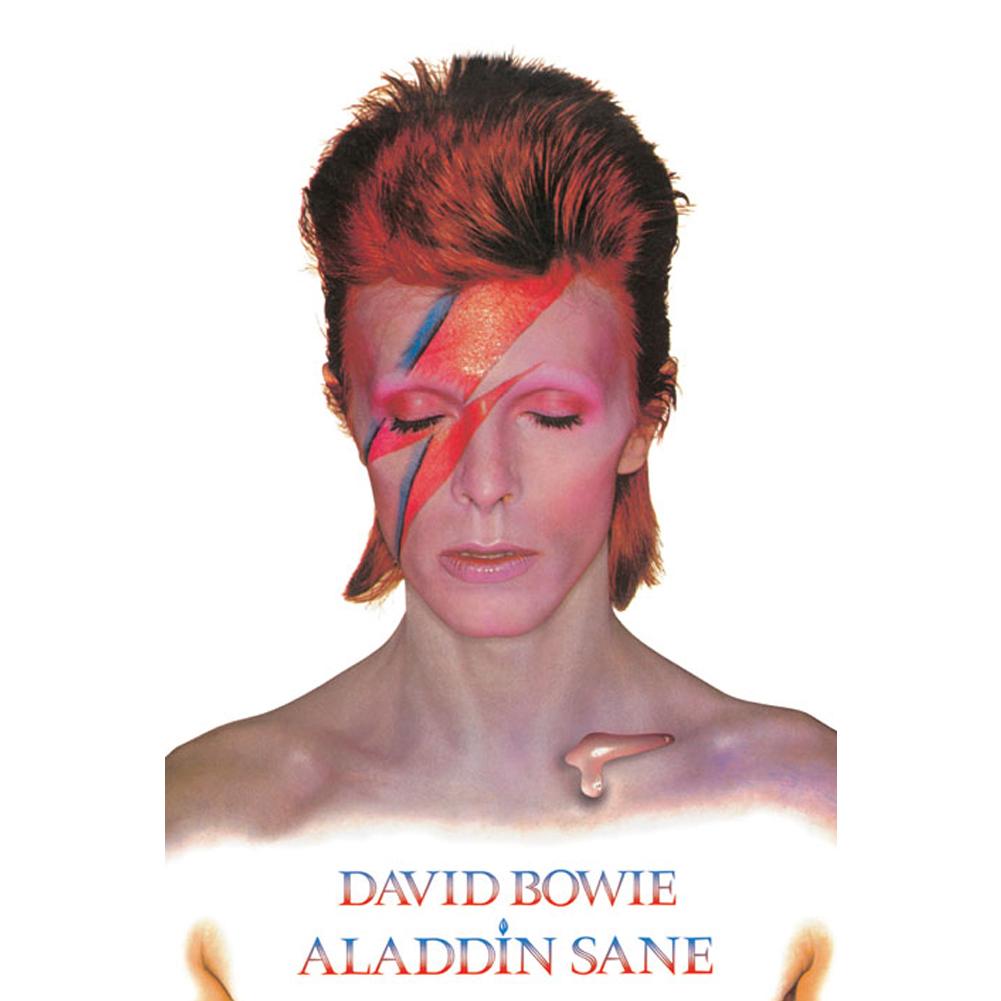 David Bowie Poster Aladdin Sane 269 LKT Sport Rolled maxi posterFeatures a picture David Bowie from the album Aladdin SaneHigh resolution artworkPrinted on 150gsm gloss paperOfficial licensed productApprox 61cm x 91cm Posters
