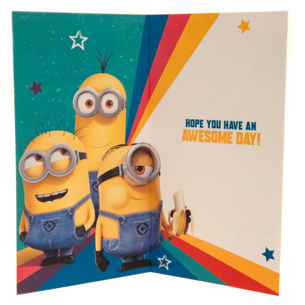 Despicable Me 3 Minion Birthday Card Brother LKT Sport Entertainment>Movies>Despicable Me Greeting Cards