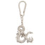 Dungeons & Dragons 3D Keyring LKT Sport Sculpted 3D metal keyringFeaturing a 3D version of the iconic Dungeons & Dragons logoWith a chain and carabiner clipOfficial licensed productApprox 45mm x 45mm x 8mm Keychains