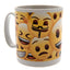 Emoji Mug Icons LKT Sport Ceramic everyday coffee mug Features a collage of different Emojis Glazed kiln fired finish with white handle Official licensed product Approx 315ml (11oz) Approx 9cm tall, 8cm in diameter In a cardboard display box Mugs