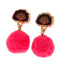 Encanto Fashion Jewellery Earrings LKT Sport Encanto themed pink Pom Pom stud Earrings including an image of MirabelThese Earrings are really complimentary to the Bracelet and other jewellery items in the Encanto rangeOfficial licensed productEach earring