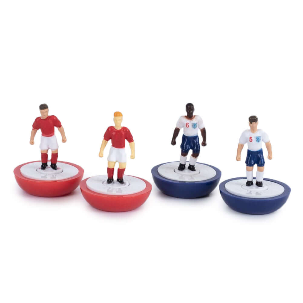 England FA Edition Subbuteo Main Game LKT Sport Subbuteo, the classic table football game is back.Featuring a new high quality pitch and re-engineered players with more strengthIncludes 1 England team, 1 opposition team, 2 goals, 1 ball and the pitchSuita