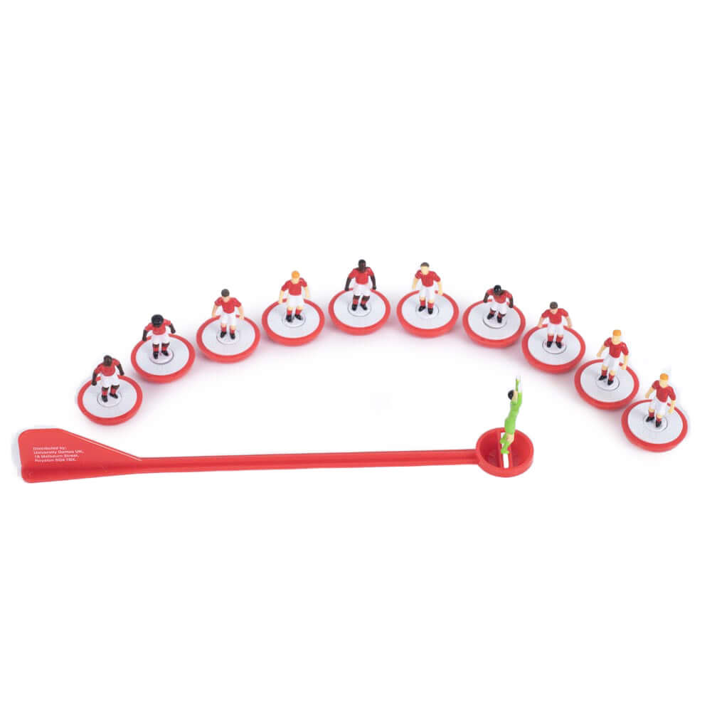 England FA Edition Subbuteo Main Game LKT Sport Subbuteo, the classic table football game is back.Featuring a new high quality pitch and re-engineered players with more strengthIncludes 1 England team, 1 opposition team, 2 goals, 1 ball and the pitchSuita