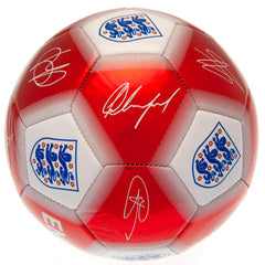 England FA Red & White Signature Football LKT Sport Football>International>England FA Soccer Balls