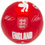England FA Sig Red Phantom Football LKT Sport Frosted matte red finish 32 panel synthetic footballFeatures a white printed England crest and official player signature printsSuitable for 14 yrs and olderOfficial licensed productSize 5 footballApprox 69cm i