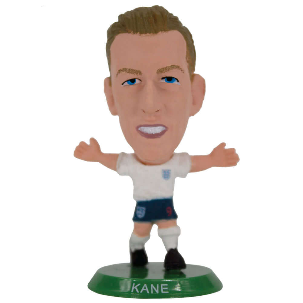 England FA SoccerStarz Kane LKT Sport Harry Kane Soccerstarz collectable figureFeatures classic England home kitStands 5cm tall on a green baseOfficial licensed productApprox 5cm x 2.5cm x 2.5cm Action Figures