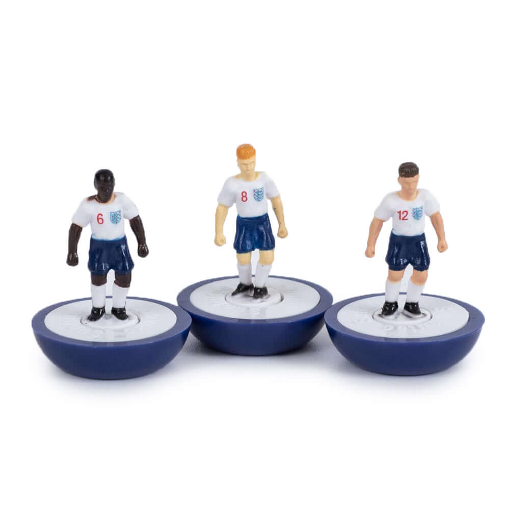 England FA Subbuteo Team LKT Sport Subbuteo, the classic table football game is back.Enjoy this compact game for 2 players anywhere you like!Features 10 England outfield players, plus the goal keeperSuitable for ages 6+Official licensed productPlayers app