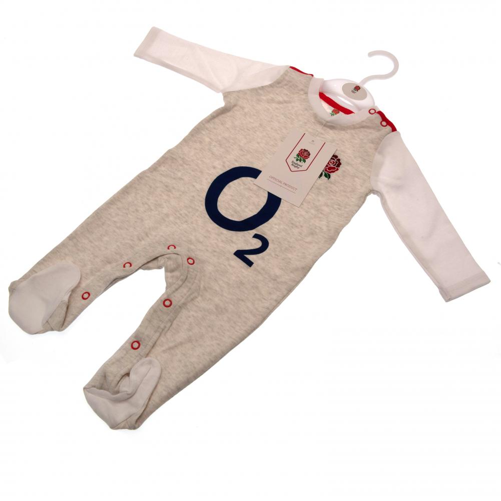 England RFU Sleepsuit 12/18 mths GR LKT Sport Rugby>England RFU Baby & Children's Sleepwear