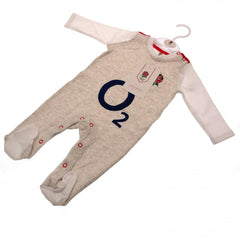 England RFU Sleepsuit 12/18 mths GR LKT Sport Rugby>England RFU Baby & Children's Sleepwear