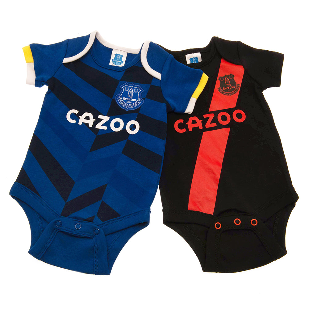 Everton FC 2 Pack Bodysuit 12-18 Mths LKT Sport Football>Premier League>Everton FC Bodysuits