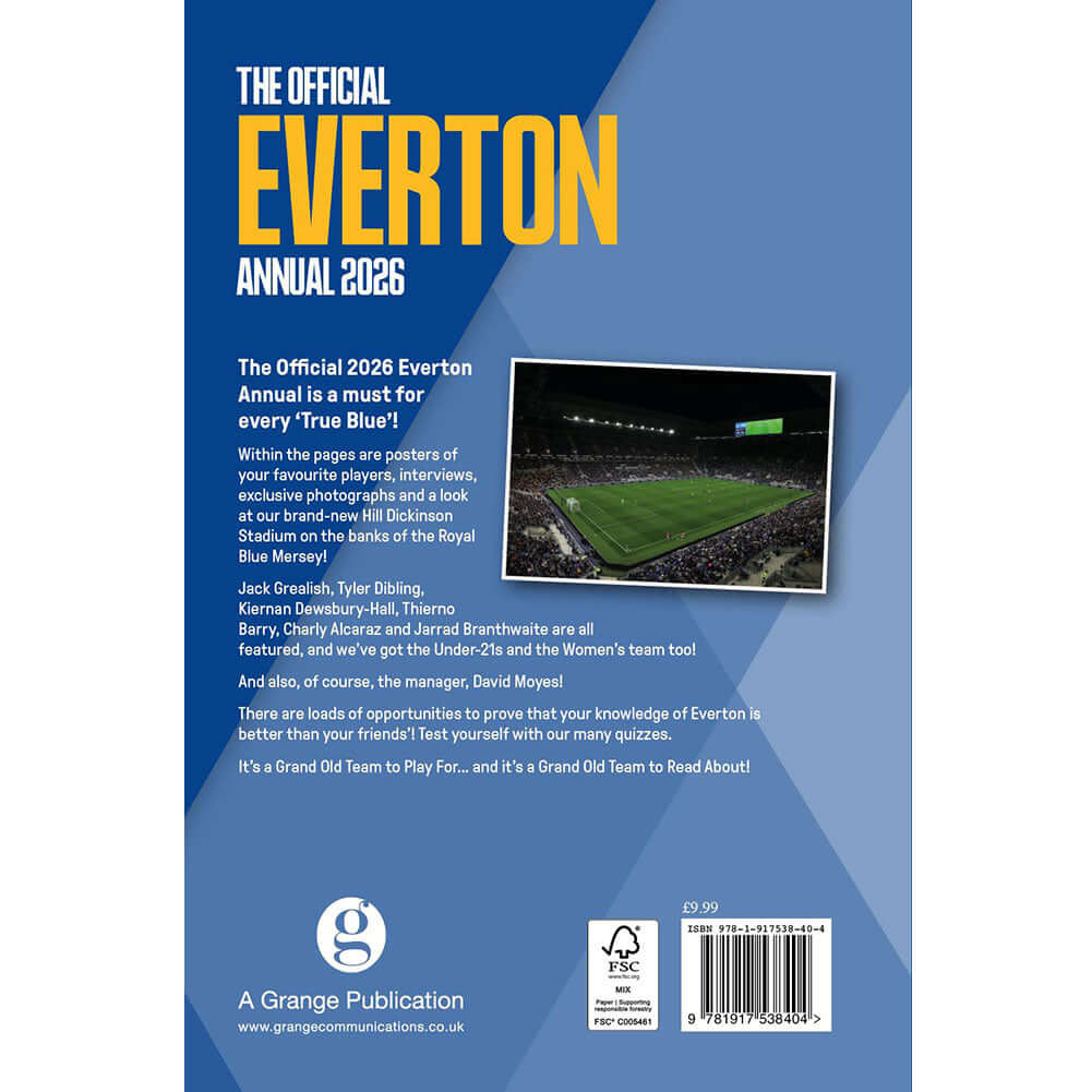 Everton FC Annual 2026 LKT Sport Football>Premier League>Everton FC Print Books