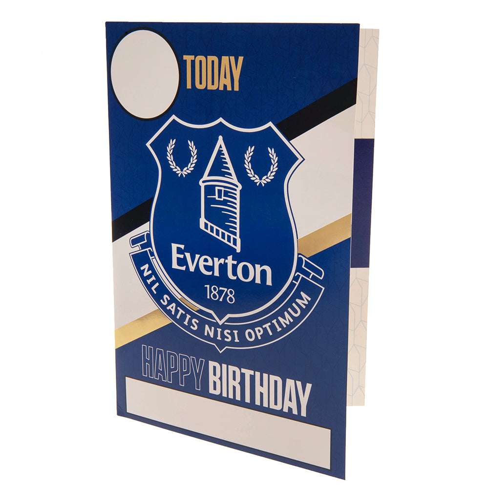 Everton FC Birthday Card With Stickers LKT Sport Football>Premier League>Everton FC Greeting Cards