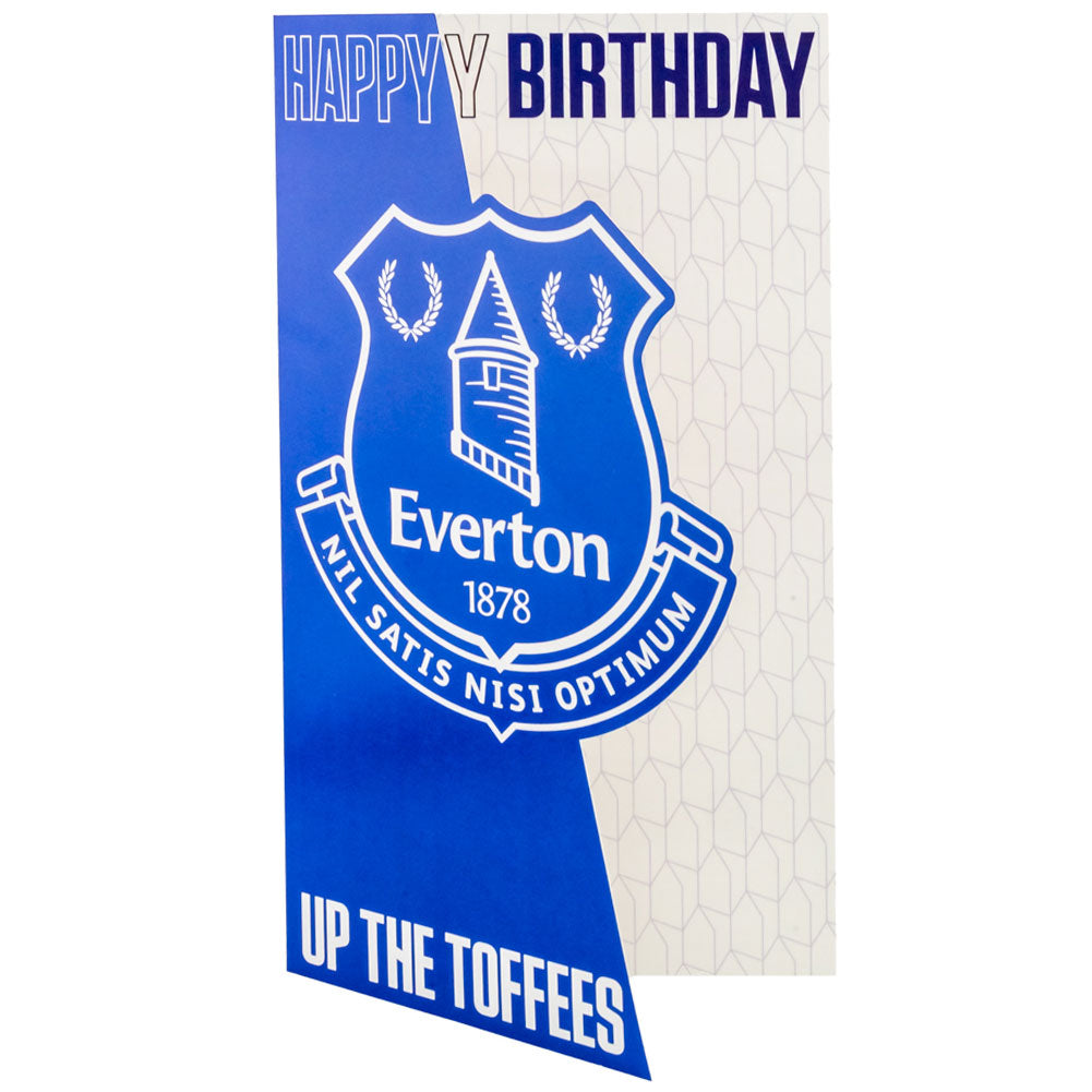 Everton FC Crest Birthday Card LKT Sport Football>Premier League>Everton FC Greeting Cards