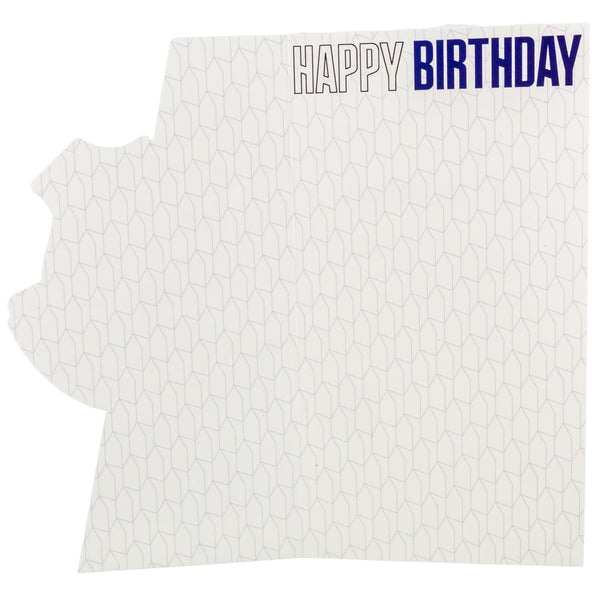 Everton FC Crest Birthday Card LKT Sport Colourful gloss finish fold out birthday cardFeaturing a large white Everton FC crest on the front with the text 'Up the Toffees'Message inside reads 'Happy Birthday'Message on reverse reads 'Have a brilliant day!'