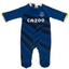 Everton FC Sleepsuit 3-6 Mths LKT Sport This long sleeved baby sleepsuit features the famous blue colours of EvertonDesign inspired by the 2021-22 season kit with a woven crest and printed sponsorSoft comfortable fit with press stud fasteningMain: 100% co