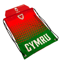 FA Wales Fade Gym Bag LKT Sport Football>International>FA Wales Backpacks