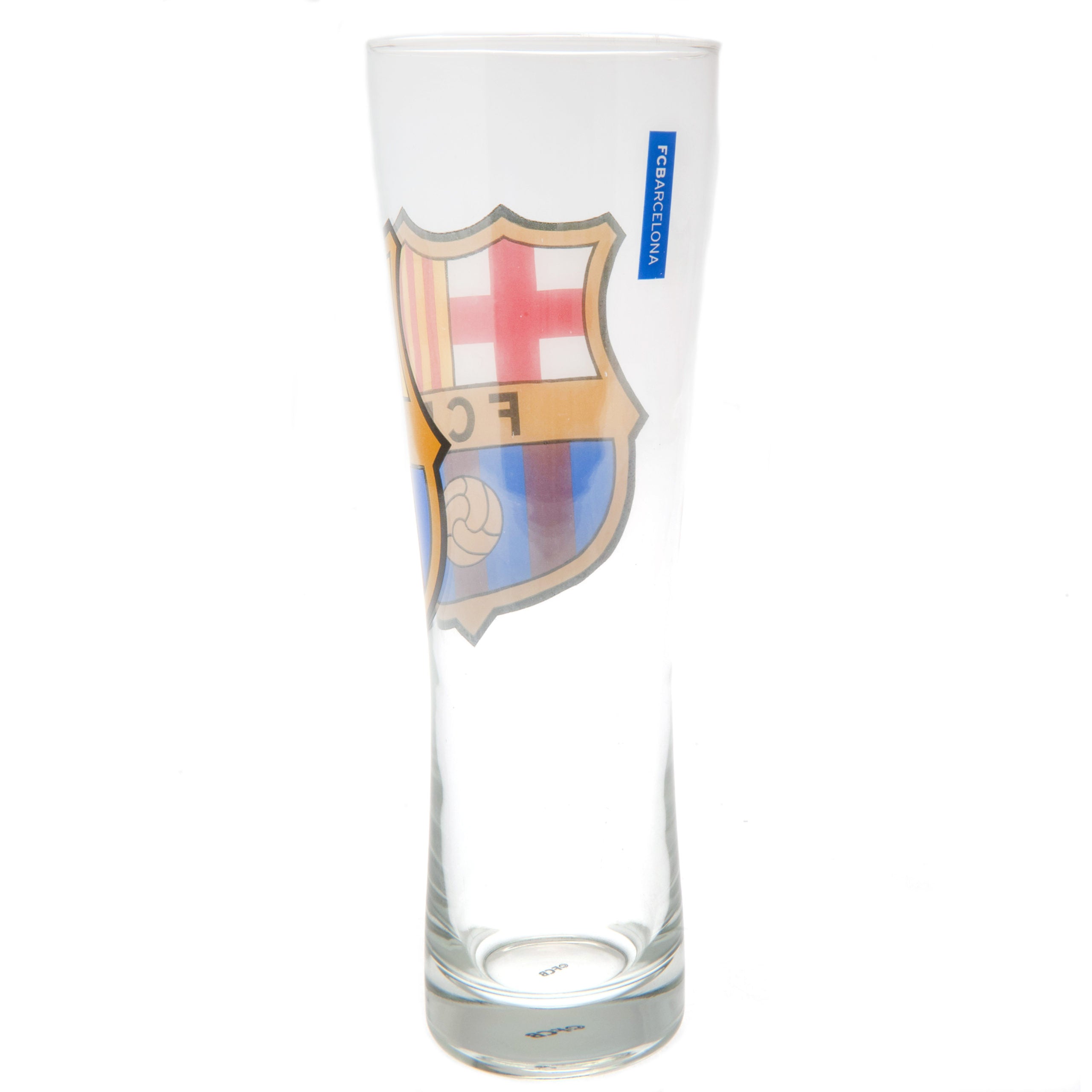 FC Barcelona Colour Crest Tall Beer Glass LKT Sport Football>European Leagues>FC Barcelona Beer Glasses