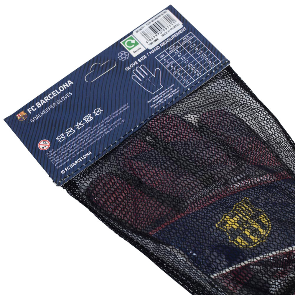 FC Barcelona Fuse Goalkeeper Gloves Yths LKT Sport Football>European Leagues>FC Barcelona Soccer Gloves