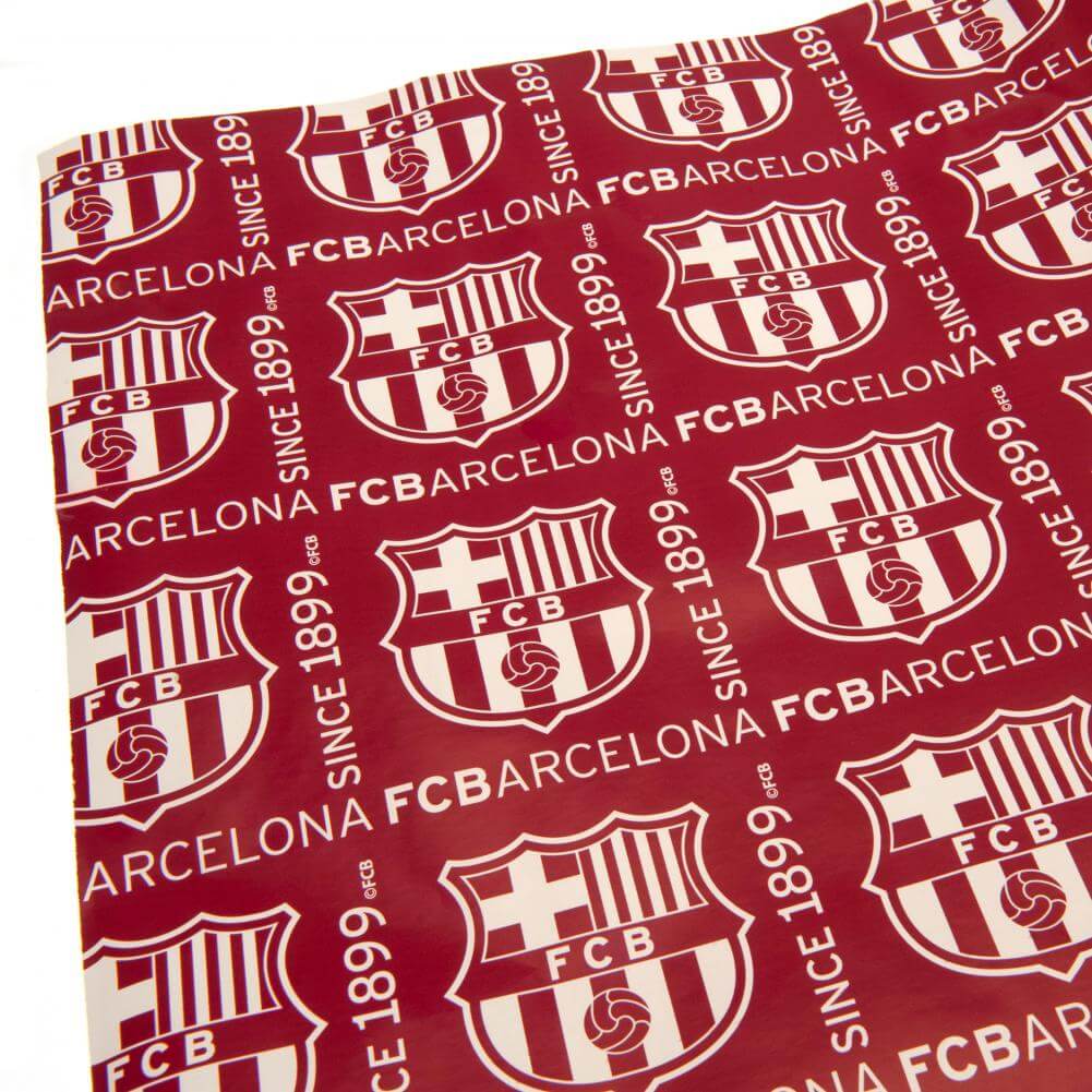 FC Barcelona Gift Wrap x 24 LKT Sport Football>European Leagues>FC Barcelona Wrapping Paper