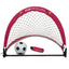FC Barcelona Skill Goal Set LKT Sport Fantastic football goal set for the garden 2 x Claret foldable goals with Barca crest and text Comes with a 4 inch football, hand pump and ground pegs Complete with a hand carry bag Official licensed product Goals app