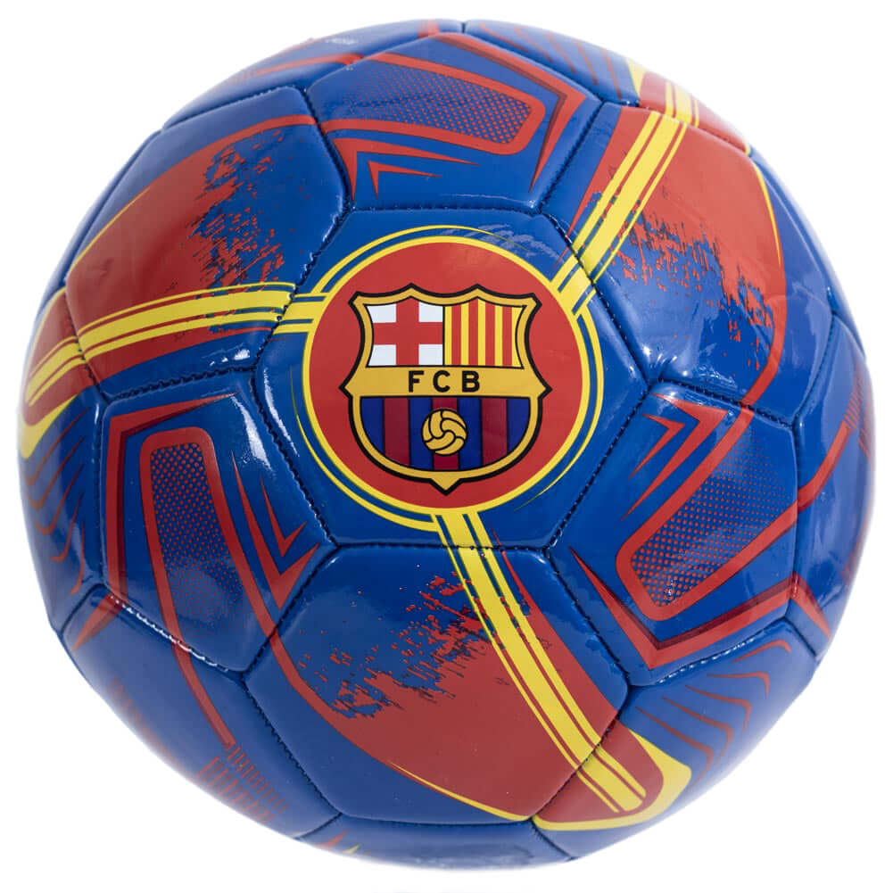FC Barcelona Turbine Football LKT Sport Blue and red 32 panel everyday PVC FootballFeatures the Turbine design, including a full colour Barca crest in several positionsSuitable for 14 yrs and olderOfficial licensed productSize 5 footballApprox 69cm in cir