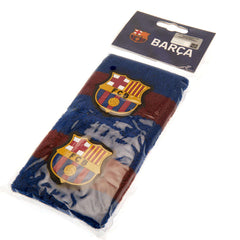 FC Barcelona Wristbands LKT Sport Pack of 2 soft cotton sweatbandsIn blue and red, featuring the Barca crestElasticated, one size fits allOfficial licensed productApprox 7cm wide Sweat Wristbands