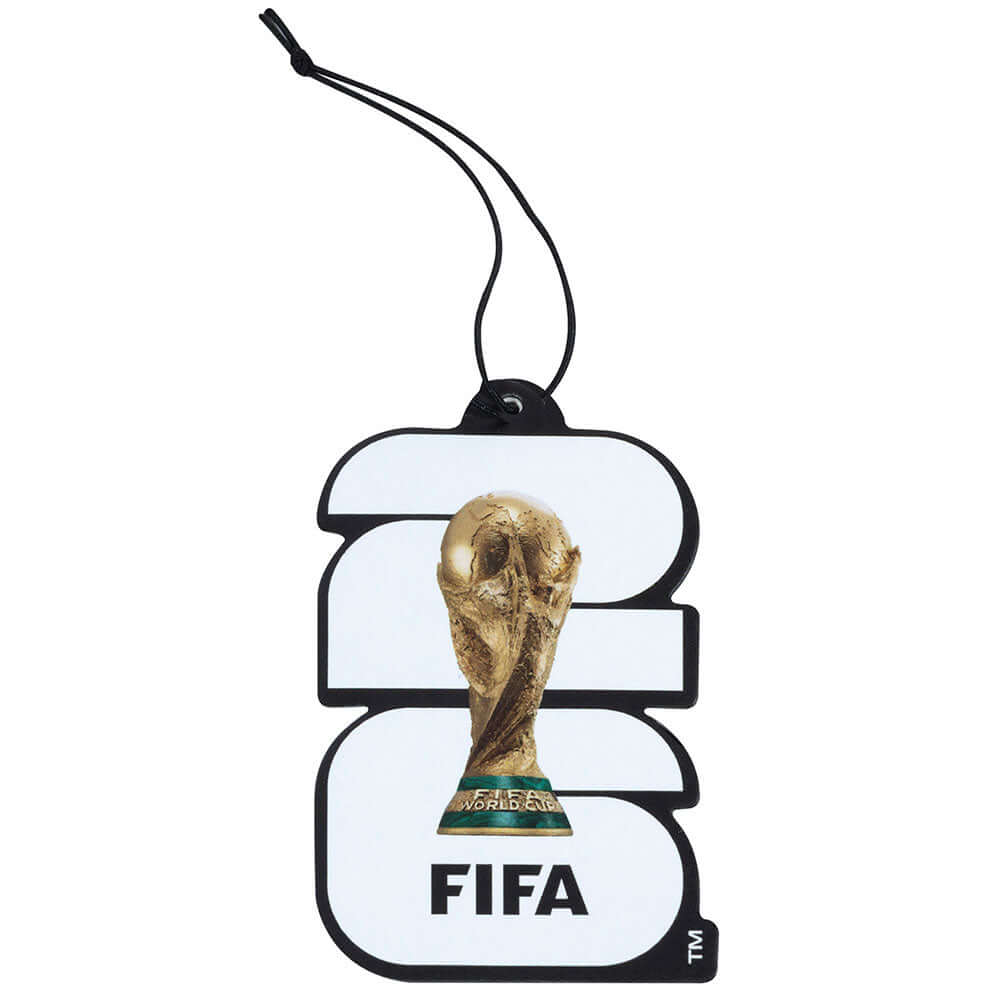FIFA World Cup 2026 Air Freshener LKT Sport Logo shaped long lasting air freshenerFeaturing the FIFA World Cup 2026 logoThe air freshener also includes an elasticated loopOfficial licensed productApprox 8cm x 5.5cm Vehicle Air Fresheners