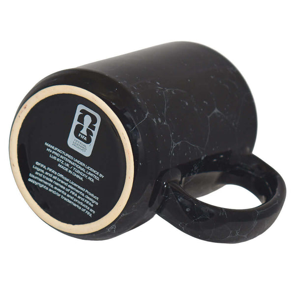 FIFA World Cup 2026 Marble Mug LKT Sport Ceramic everyday coffee mugBlack marble design mug featuring the FIFA World Cup logoGlazed kiln fired finish with black handleOfficial licensed productApprox 425ml (15oz) Mugs