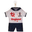 FIFA World Cup Qatar 2022 England Mini Kit LKT Sport Double sided mini cloth car hang upClassic England home kit featuring the official Qatar World Cup logoComes with a suction pad ready for hanging at home or in your carOfficial licensed productApprox 16