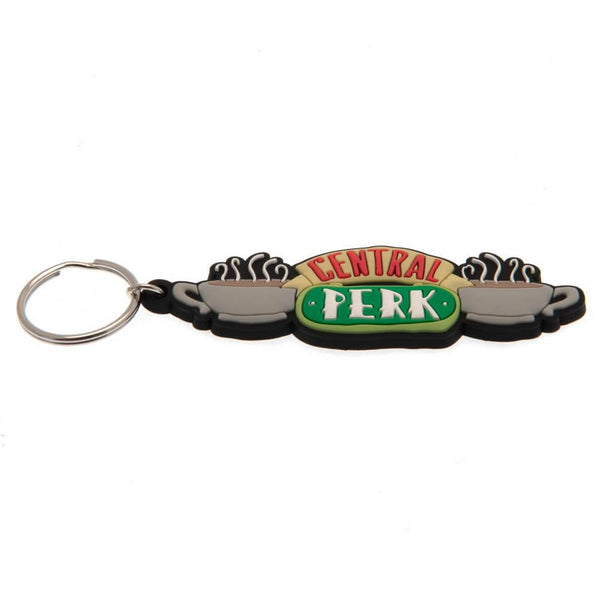Friends Central Perk PVC Keyring LKT Sport Soft, durable 5mm thick PVC Keyring with chain and split ringBright, colourful and highly detailedIdeal for attaching to keys, bags, belts and other itemsWipe cleanOfficial licensed productApprox 90mm x 30mm Keyc