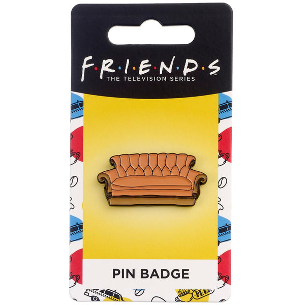 Friends Sofa Pin Badge LKT Sport Bright, colourful and highly detailed enamel pin badgeThe iconic Central Perk Sofa on a butterfly clasp fixingOfficial licensed productApprox 40mm x 20mm Brooches & Lapel Pins