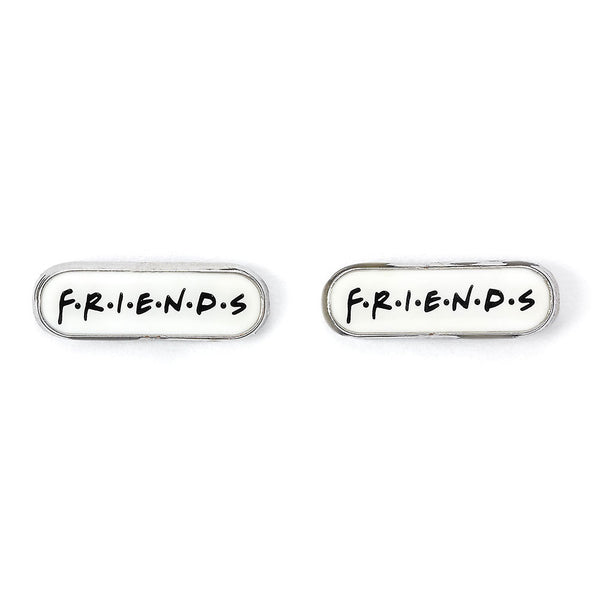 Friends Stud Earring Set LKT Sport Silver plated stud earrings set with highly detailed design Features 3 popular symbols, Coffee Cup, Monica's Frame and the iconic logo Official licensed product Each earring approx 10mm x 10mm On a backing card Earrings