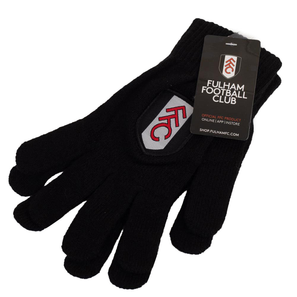 Fulham FC Knitted Gloves Junior LKT Sport Football>Premier League>Fulham FC Gloves & Mittens