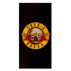 Guns N Roses Towel LKT Sport Large soft to touch velour beach towelBlack towel featuring the Guns N Roses crestVibrant 100% cotton towelOfficial licensed productApprox 140cm x 70cm Beach Towels