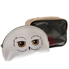 Harry Potter 2 Piece PU Wash Bag Set LKT Sport Entertainment>Movies>Harry Potter Toiletry Bags