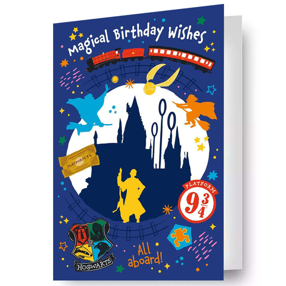 Harry Potter 3D Lenticular Birthday Card LKT Sport Entertainment>Movies>Harry Potter Greeting Cards