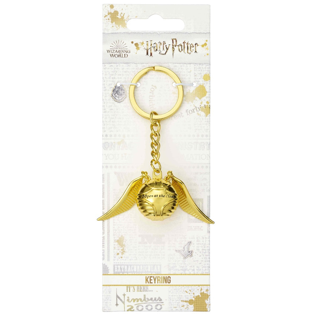 Harry Potter 3D Metal Keyring Golden Snitch LKT Sport Entertainment>Movies>Harry Potter Keychains