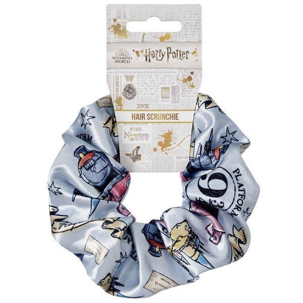Harry Potter 9 & 3 Quarters Hair Scrunchie LKT Sport Colourful satin hair scrunchieFeaturing Platform 9 & 3 Quarters themed iconsOfficial licensed productApprox outside diameter 11cm Ponytail Holders
