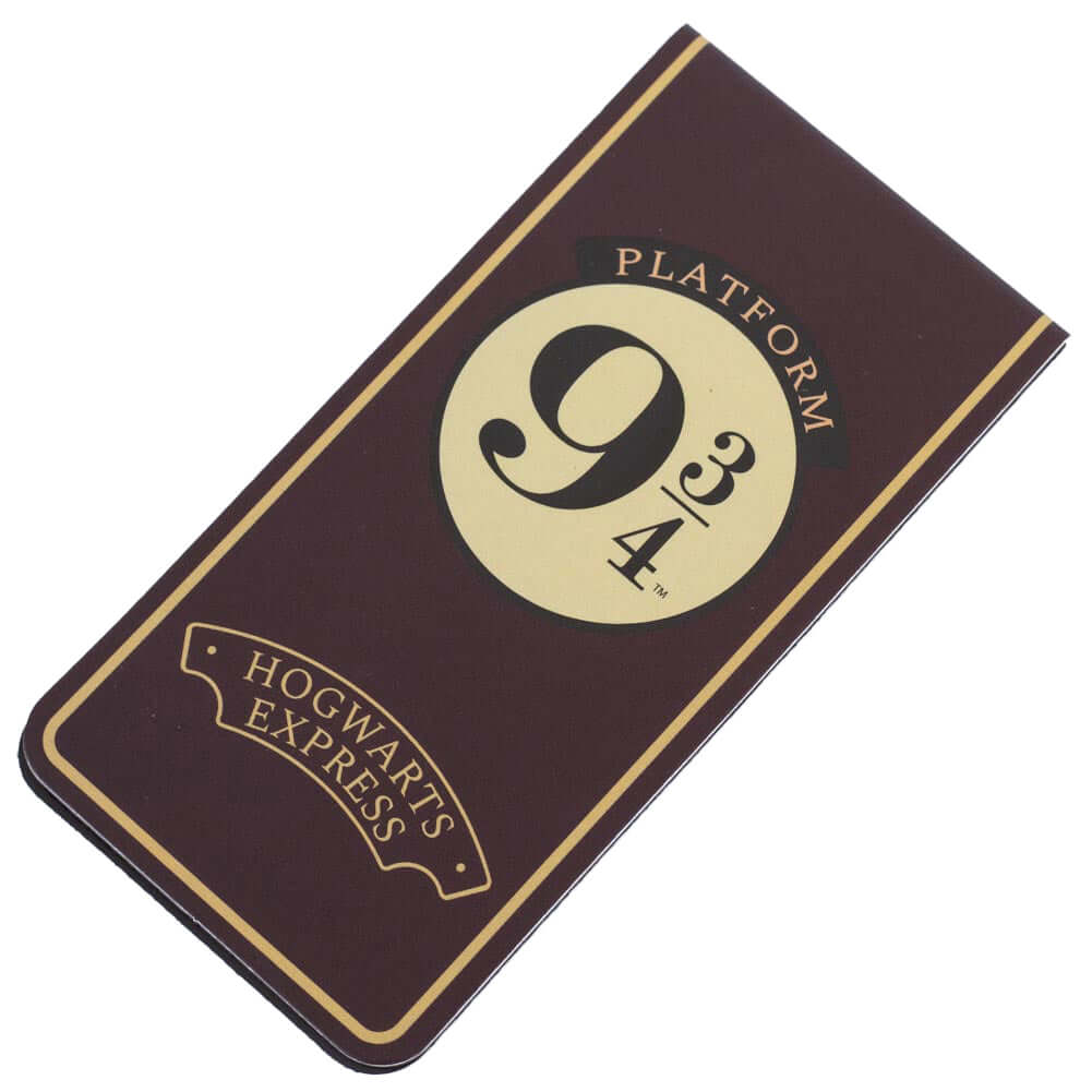 Harry Potter 9 & 3 Quarters Magnetic Bookmark LKT Sport Harry Potter design magnetic bookmarkFeatures the classic Platform 9 and 3 Quarters sign with the Hogwarts Express name underneathOfficial licensed productApprox 9cm x 4.5cm Bookmarks