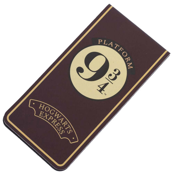 Harry Potter 9 & 3 Quarters Magnetic Bookmark LKT Sport Harry Potter design magnetic bookmarkFeatures the classic Platform 9 and 3 Quarters sign with the Hogwarts Express name underneathOfficial licensed productApprox 9cm x 4.5cm Bookmarks