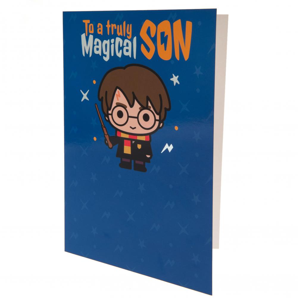 Harry Potter Birthday Card Son LKT Sport Entertainment>Movies>Harry Potter Greeting Cards