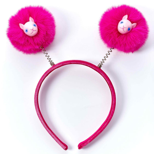Harry Potter Boppers Headband Pygmy Puff LKT Sport Bright, colourful neon pink headband with two Pygmy Puff furry boppersBoppers positioned on a bright pink velvet headband, ideal for all Pygmy Puff fansOfficial licensed productOne size fits all Headbands